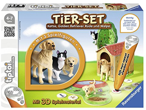 Ravensburger 00744 - tiptoi Tier-Set Golden Retriever