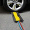 VEVOR 3PCS 101x24,5x5 cm Rampes Protection Câble 2 Canaux 5 T Passage Câbles Protecteur PVC Caoutchouc Capacité de Charge 4989 kg Canal 3,2x3,1 cm pour Protéger Câbles d'Alimentation des Sols Parking