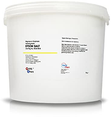 Epsom Salts | Food Grade | Magnesium Sulphate Bath Salts (5Kg)
