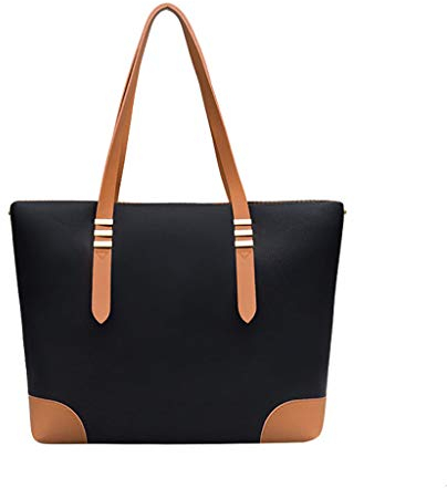 Lazzboy Handtasche Umhängetasche Frauen Tote Bag Schlanke minimalistische vielseitige (Braun)