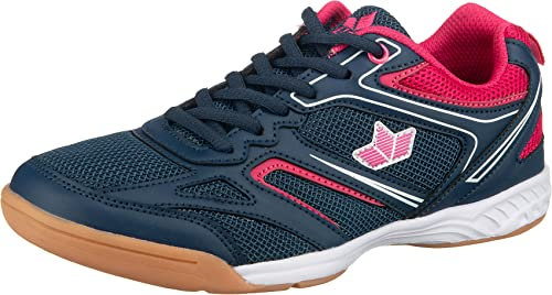 Lico Unisex Airsoft Indoor Hallenturnschuh, Marine Pink Weiß, 38 EU