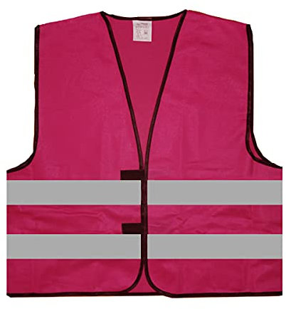 Warnweste - Signalweste - Größe S/M, Magenta