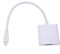 Summerwindy Micro HDMI to VGA Cable Converter with Audio Cable White