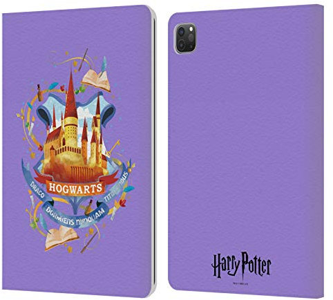 Head Case Designs Licenciado Oficialmente Harry Potter Hogwarts Reliquias mortales II Carcasa de Cuero Tipo Libro Compatible con Apple iPad Pro 11 2020/2021 / 2022