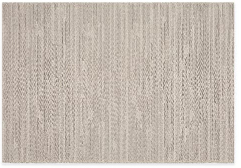DomDeco In- & Outdoor Teppich UMAR mit Flachgewebe - wetterfest & robust für Garten/Terrasse/Balkon oder Innenräume, aus Kunstfaser, Grau in 160x230cm