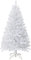 VEYLIN 5ft White Christmas Tree 450 Tips Artificial Tree with Metal Stand