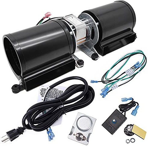 Adviace Kit de ventilador de chimenea para estufa de madera y gas Regency, kit de soplador 910-157/P para insertos de chimenea Regency, Osburn, Nordica, Valley Comfort, Pacific, Rotom R7-RB167 846-515