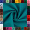 Swafing Heide Baumwollstoff Webware Uni Coupon (Petrol, 2m) - 36