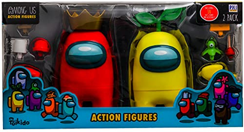 Among Us P.M.I Action Figures - 2 Pack (S1) (Random) (AU6550)