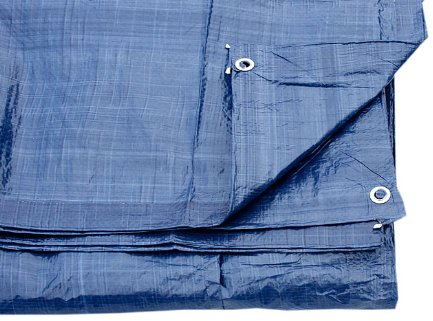 One Stop DIY Abdeckplane, wasserdicht, 9 m x 14 m, Blau, 3 Stück