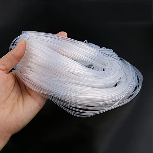 Lnanqing-Silikonschlauch 5m Food Grade Silica Capillar Transparenter Silikonschlauch Feiner Silikon-Gummi-Schlauch ID 0,5-4mm / od 1-8mm Flexibler Silikonschlauch, Flexibel und vielseitig