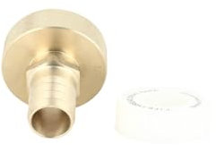 Multicuves - Raccord cuve S60X6 Laiton - Embout Droit Diamètre 25 mm