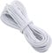 Cordoncino elastico rotondo per cappello, per artigianato, gioielli, maschere, cappelli da festa, disponibili, bianco, 1mm - 5 metres
