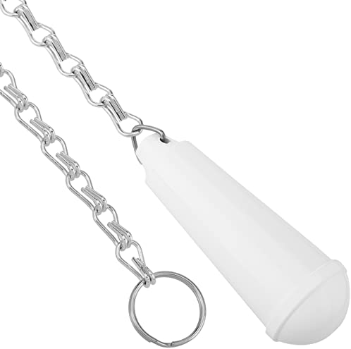 PrixPrime - Poignée Blanche avec chaîne pour réservoir de Toilette