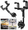 UKOFEW Support Téléphone Voiture，Rotation 360° Fixe Voiture Telephone Un Bouton de Libération，pour Voiture pour téléphone Portable，pour Tableau de Bord & Pare-Brise