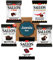 Sallos Mix Probierset 5 Tüten Lakritzbonbons - Original, X-plosiv Chili, X-treme Salz, X-presso Kaffee, X-Tra Caramel - vegan - glutenfrei - 5 x Sallos im Jawela Mix Set - Probierpaket