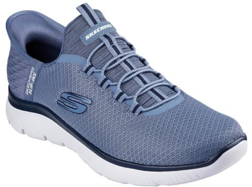 Skechers Summits High Range Herren Sneakers, Slate Mesh Trim, 47.5 EU