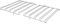 LUTH Premium Profi Parts Lot de grilles de maintien gauche et droite pour plaque de cuisson compatible avec Beko 210444741 dans le four