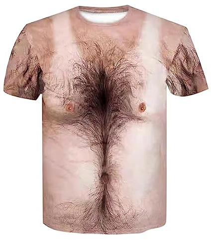 Muskelshirt Sixpack Herren 3D Bedrucktes Fasching Karneval T Shirt Muscle mit Bier Lustig Kostüm Sommer Muskel T-Shirt Unisex Männer Six Pack Tee Kurzarm Cool