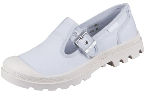 Palladium Damen Pampa Mary-Jane Washed Sneaker 94475-298-M Pilat | Freizeitschuhe