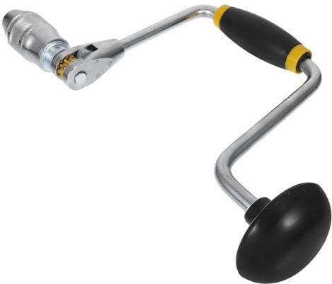 PartyKindom Taladro Manual Con Mango Ergonómico y Mandíbulas Para Perforación y Paredes Herramienta De Perforación Manual Para Manualidades y Joyería