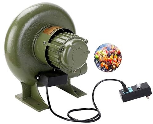 Pealihuy Souffleur de barbecue robuste, barbecue centrifuge compact, souffleur électrique forgé 120 W