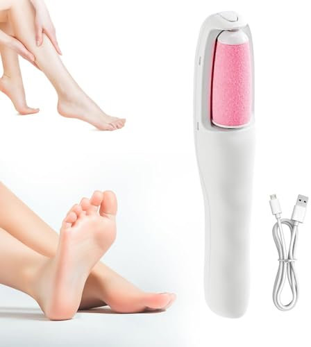 2-in-1 Foot File Epilator, 2025 Upgrade Electric Foot File, Dead Skin Remover for Feet, for Dry Dead Skin Cracked Heels Calluses (1pc)