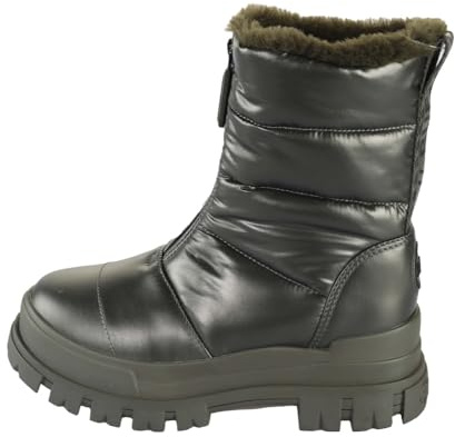 Buffalo Aspha Quilt Zip - Khaki Kunstleder Weite Normal