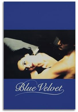 Blue Velvet 1986 (1) Poster, Vintage-Poster, dekoratives Gemälde, ästhetische Wandkunst, Leinwand-Dekor für Wohnzimmer, Schlafzimmer, 30 x 45 cm, ungerahmter Stil