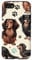 Beautiful Wiener Dogs Cute Sausage Dogs Longhair Dachshund Case for iPhone SE (2020) / 7 / 8