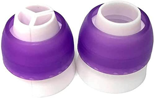 Russian Piping Nozzles Set, Russian Icing Piping Nozzles, Cake Decorating Nozzles, Coupler Cake Decorating Coupler for Piping Bags, 2 pcs Fashion Design