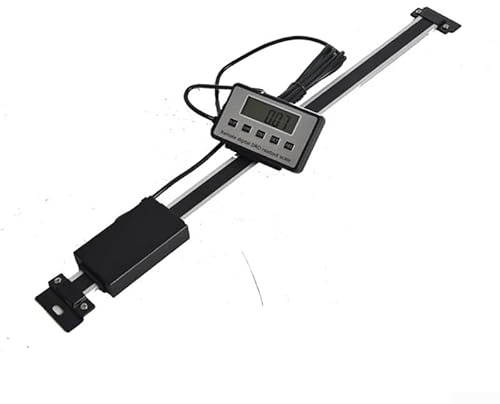 HEBEOT Linearskala Encoder Digitale Anzeige Linearskala Externes Display Linearlineal Digitale Positionsanzeige für Fräsmaschinen Drehmaschinen (0-300 mm)