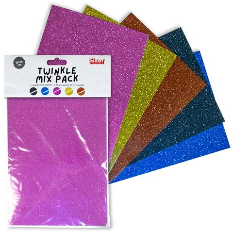Siser Iron on Vinyl, Multi-Coloured, 21 x 14,8 cm