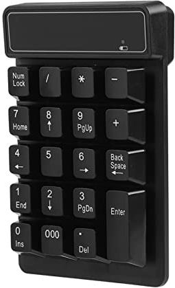 ZASCHMOY Digital 19 Wireless Numeric Keypad – Komfortable 19-Tasten-Touch-Eingabe, Integrierte Tausendertaste, Wasserdichtes Design, USB-2,4-GHz-Verbindung für Effiziente Dateneingabe