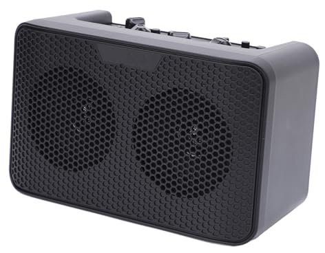 Emoshayoga Amplificatore Combo per Chitarra Multifunzionale con Effetti di Ritardo Incorporati per Jamming, Portatile e Facile da Usare