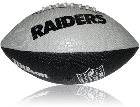 Wilson Football NFL Junior Oakland Raiders Logo, Mehrfarbig, 5, WL0206644040