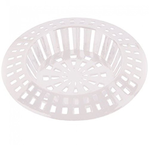 Strainer Sink Plastic Large White Kitchen Bathroom Bath Shower Hair Trap Food Stopper Waste Filter Plug Basin 45mm
