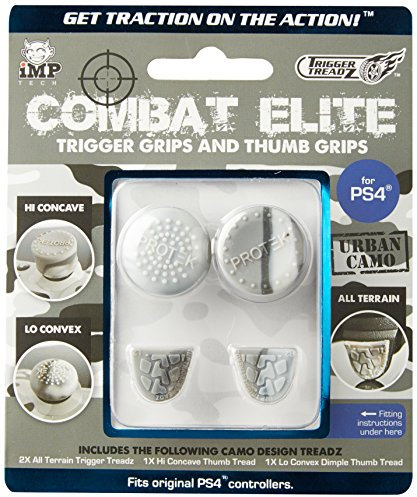 Trigger Treadz Combat Elite Thumb & Trigger Grips Pack - Urban Camo (PS4)