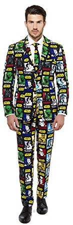 Opposuits Official STAR WARSTM Suit - Strong Force Costume Comes With Pants, Jacket and Tie, Strong ForceTM, 56