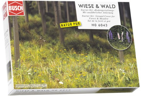 Busch 6043 - Starter-Kit: Bodengestaltung Wiese und Wald