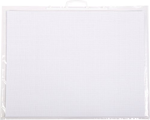 Clairefontaine 33017C Bristolkarton Ries, 125 Bögen, 50 x 65 cm, 205 g, kariert, weiß