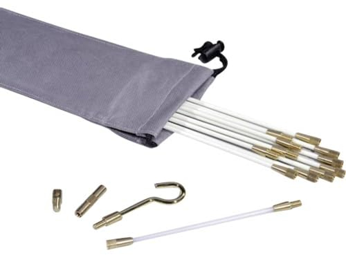 HellermannTyton, Cable Scout + - Guías Pasacables, Sets de Barras, Sistema de Instalación de Cable, Material - Polivinilo de Cloruro Flexible (PVC), color Gris, 1 Pieza