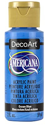 Deco Art Americana Acrylic Multi-Purpose Paint, Ocean Blue, 59 ml (Pack of 1)