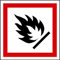 Aufkleber GHS 02 Gefahrensymbol Flamme Folie 100 x 100 mm (Sicherheitshinweis) praxisbewährt, wetterfest