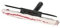Coronet Fensterwischer, schwarz/rot/weiß, 30 cm