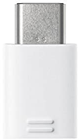 Samsung EE-GN930 Conector Micro USB Tipo C Macho-Hembra Blanco, Paquete de 3