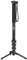 JUSINO Aluminium Monopod mit abnehmbarem Fuß/Tischstativ (10kg Belastbarkeit, Schnellspann-Clips) VM-284E