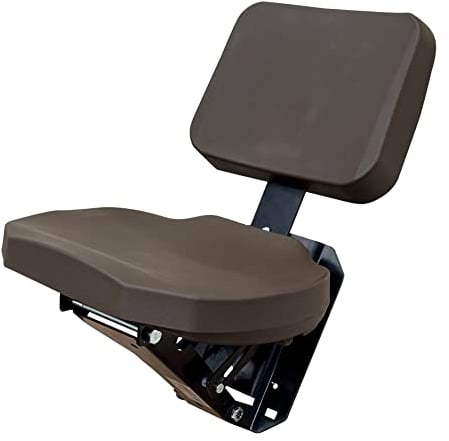 Klara Seats Beifahrersitz Schleppersitz Traktorsitz Notsitz kompatibel für John Deere PVC Braun Schlepper Traktor