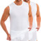 HERMKO 63040 2er Pack Herren Funktionsunterhemd für Sport und Alltag, Größe:D 8 = EU XXL, Farbe:weiß