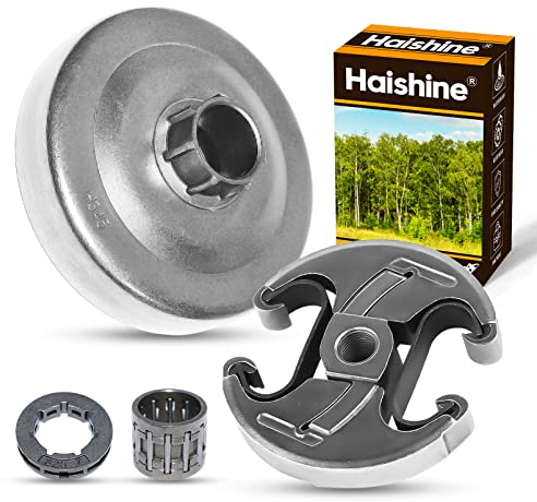 Haishine .325-7T Tamburo frizione Sprocket Rim Cuscinetto ad aghi Kit Per Husqvarna 340 345 346XP 350 351 353 445 450 E Motosega